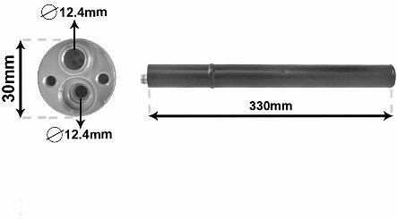 VAN WEZEL Осушитель, кондиционер 5800D210